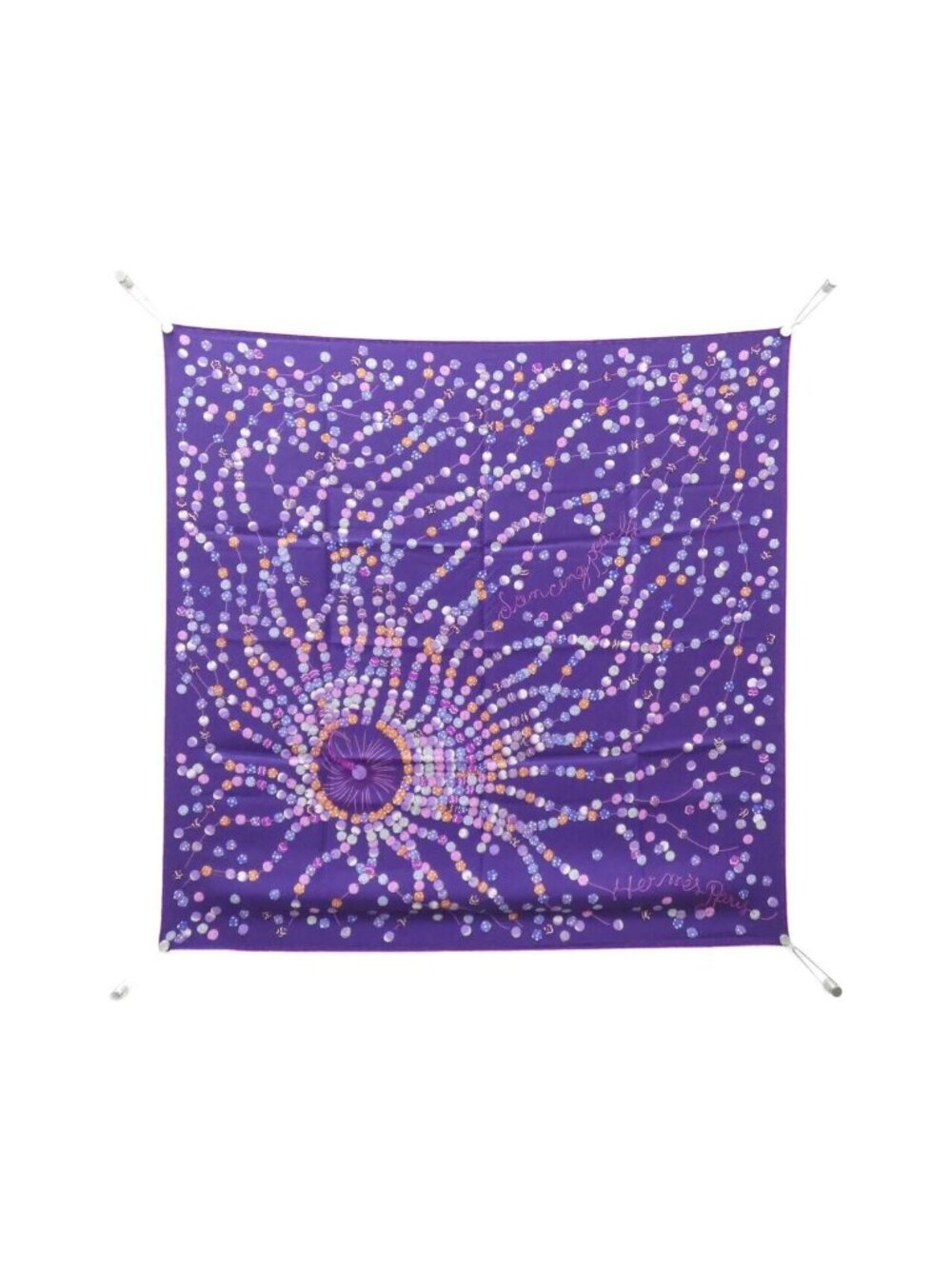 Hermes Dancing Pearl Carre Scarf